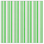 [ Thumbnail: Lime Green and Mint Cream Lines Fabric ]