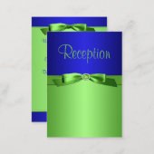 Lime Green and Royal Blue Enclosure Card (Front/Back)