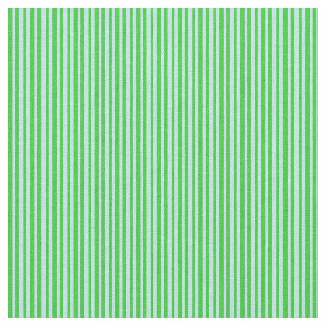Lime Green and Turquoise Stripes Pattern Fabric (Close Up)