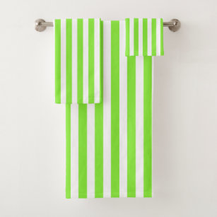 lime green bathroom towels