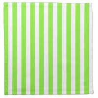 Lime green and white candy stripes