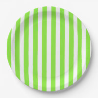 Lime green and white candy stripes
