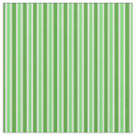 Lime Green and White Stripes Fabric