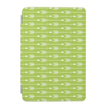 Lime Green Arrows Pattern Ipad Mini Cover by heartlockedcases at Zazzle