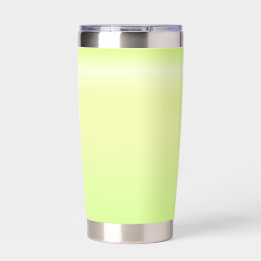Lime Green Aura Ombre Insulated Tumbler