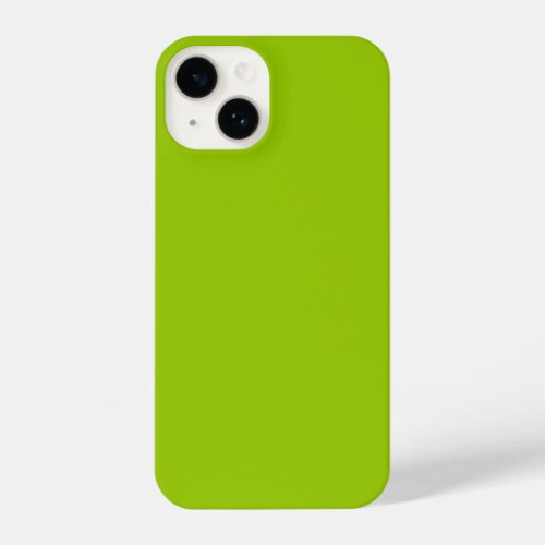 Lime Green Background to if you wish iPhone 14 Case