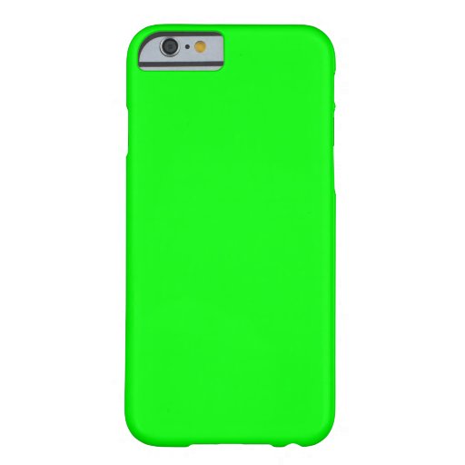 Lime Green Barely There iPhone 6 Case | Zazzle