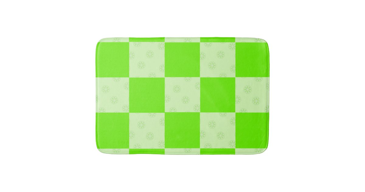 Lime Green Bath Mat