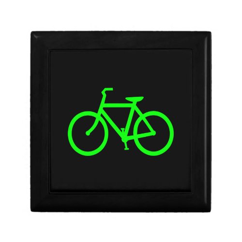 Lime Green Bike Jewelry Box