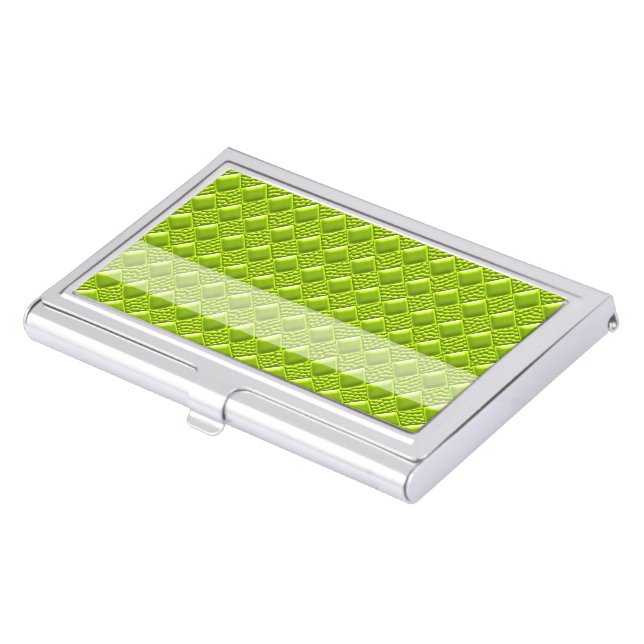 Lime Green Business Card Holder (Front)