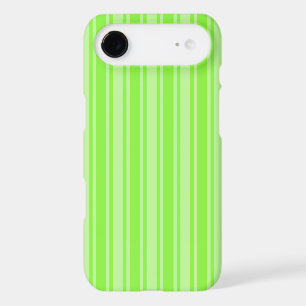 Lime green candy stripes iPhone 17 air case