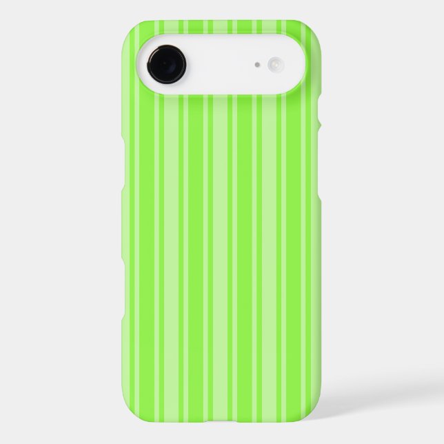 Lime green candy stripes Case-Mate iPhone case (Back)