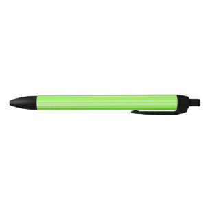 Lime green candy stripes pen