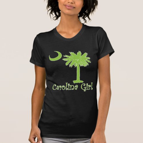 Lime Green Carolina Girl T_Shirt