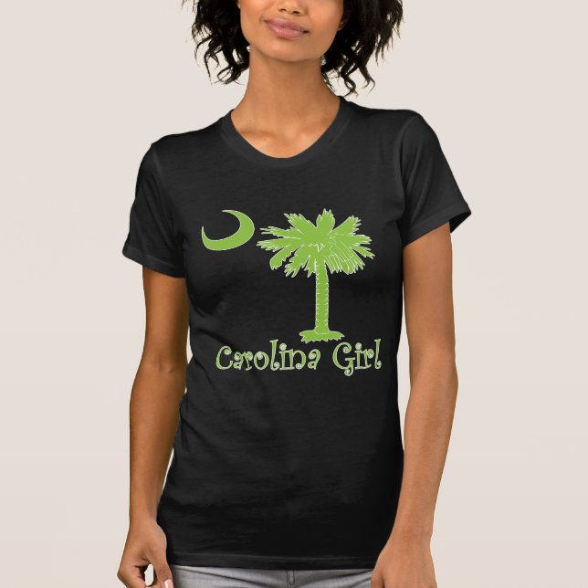 Lime Green Carolina Girl T-Shirt (Front)