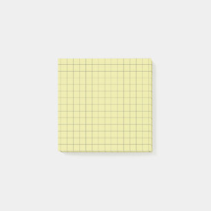 Lime Green Checkered Pattern Vibrant Grid Design Post-it Notes