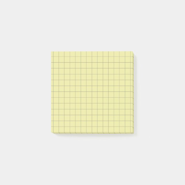 Lime Green Checkered Pattern Vibrant Grid Design  Post-it Notes (Front)