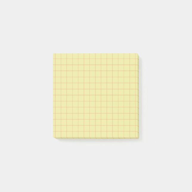 Lime Green Checkered Pattern Vibrant Grid Design  Post-it Notes (Front)