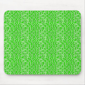 Lime Green Circuits Mousepad