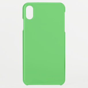 Lime Green Clear iPhone XS Max Case