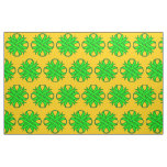 Lime Green Clover Ribbon by Kenneth Yoncich Fabric