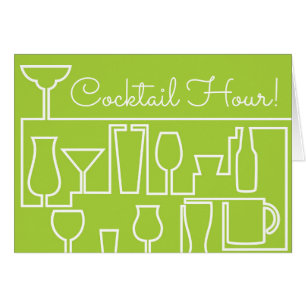 Lime green cocktail party