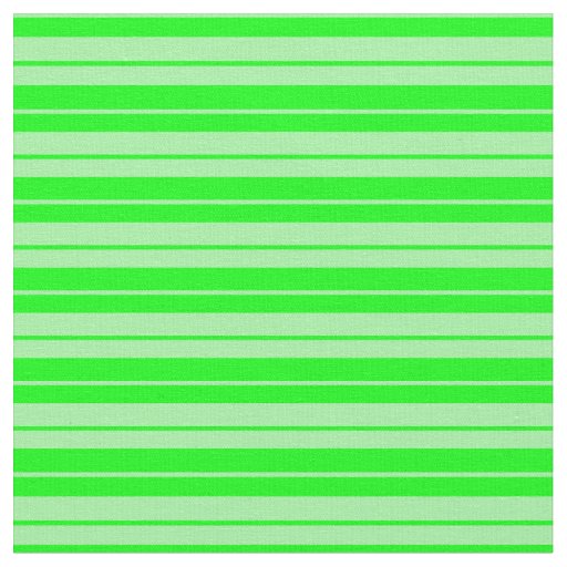 Lime & Green Colored Stripes Fabric