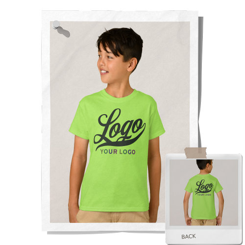 Lime Green Company Logo Swag Business Kids Boys T_Shirt
