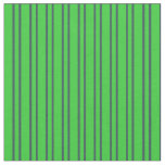 [ Thumbnail: Lime Green & Dark Slate Gray Colored Lines Fabric ]