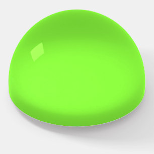 Lime Green Dome Paperweight