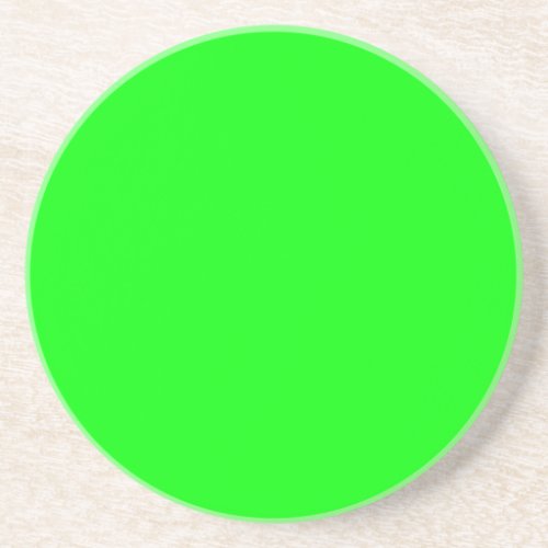 Lime Green Drink Coaster