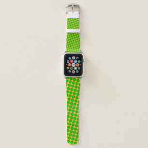 Lime Green Flower Ribbon by Kenneth Yoncich Apple Watch Band