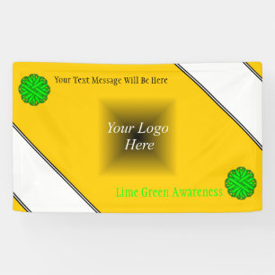 Lime Green Flower Ribbon by Kenneth Yoncich Banner