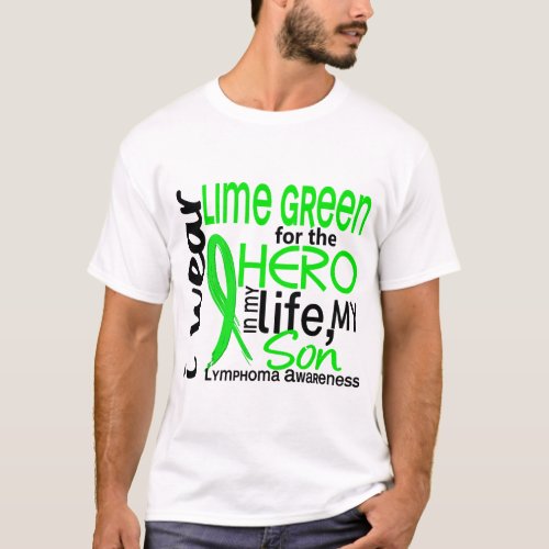 Lime Green For Hero 2 Son Lymphoma T_Shirt