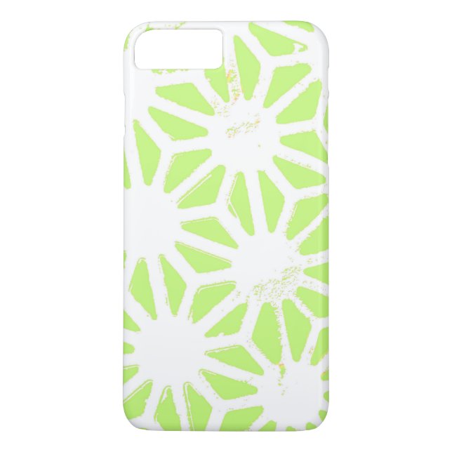Lime green geometric pattern Case-Mate iPhone case (Back)