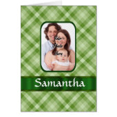 Lime green gingham (Front)