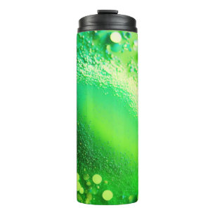 Lime Green Glitter Thermal Tumbler 12oz