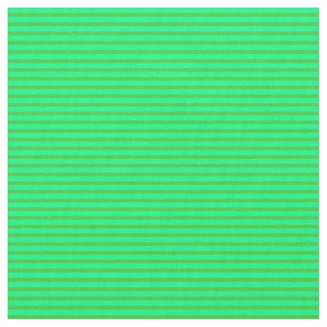 Lime Green & Green Colored Stripes Fabric (Close Up)