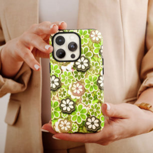 Lime Green Hippie iPhone 60s Hippie iPhone 13 Pro Max Case