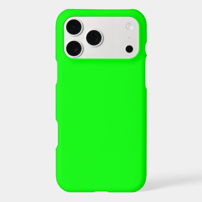 Lime Green Iphone Case (Back)