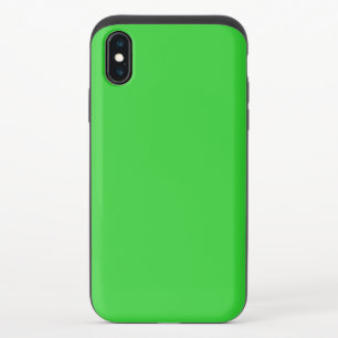 Lime Green iPhone X Slider Case