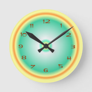 Lime Green Lemon /Orange > Kitchen Clock
