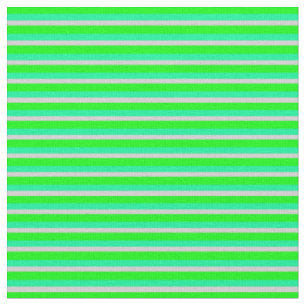 Lime, Green & Light Grey Colored Stripes Fabric