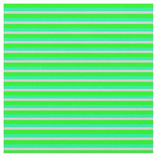 Lime, Green & Light Grey Colored Stripes Fabric
