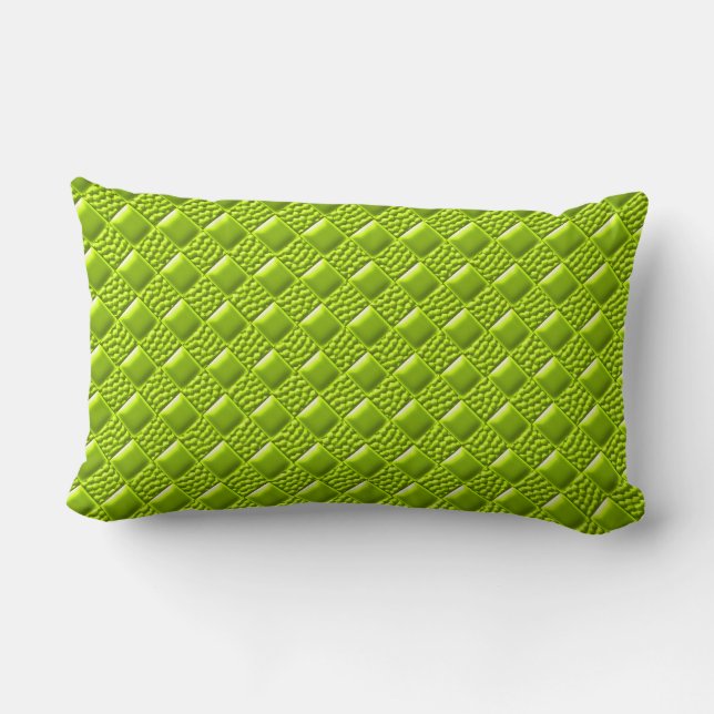 Lime Green Lumbar Pillow Zazzle
