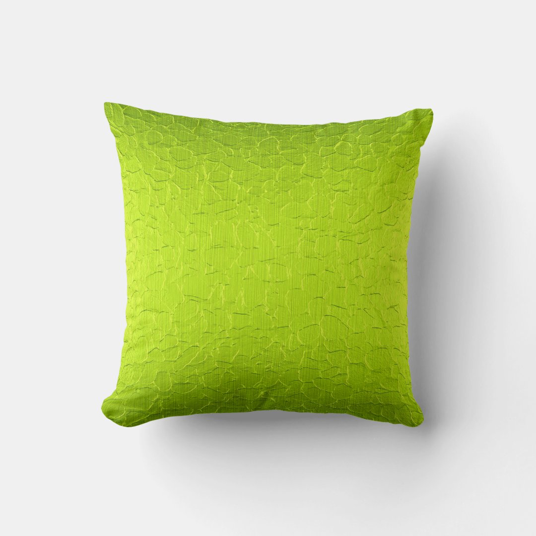 Lime Green Modern Abstract Background Throw Pillow | Zazzle