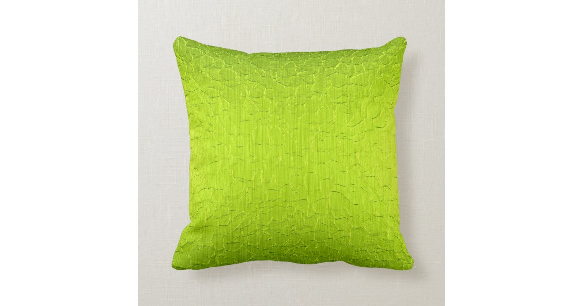 Lime Green Modern Abstract Background Throw Pillow Zazzle