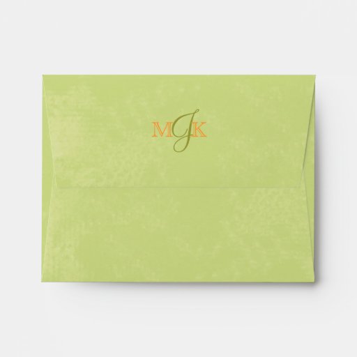 Green Envelope Invitations 7