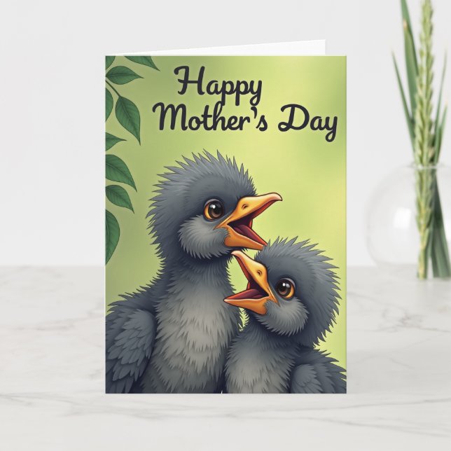 Lime Green Mothers Day Card (Front)