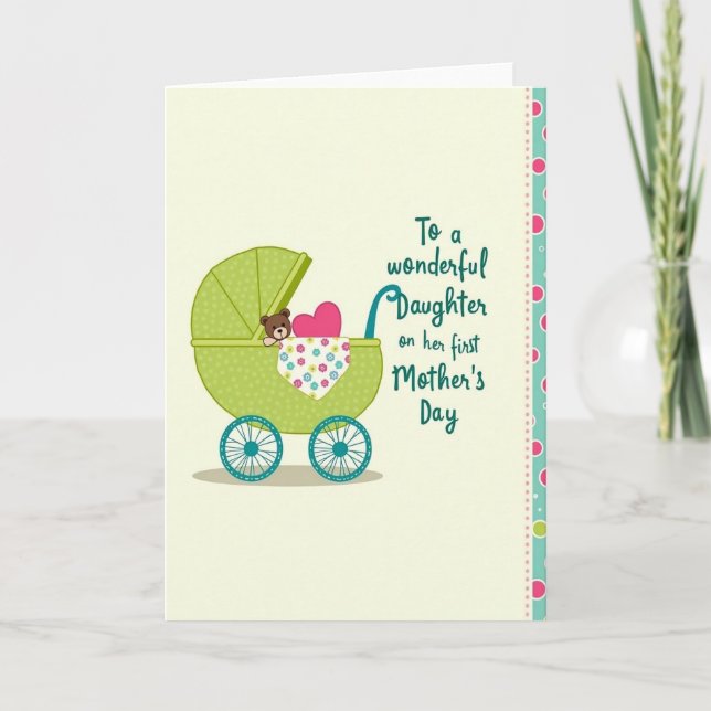 Lime Green Mothers Day Love Card (Front)